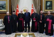 Cumhurbaşkanı Erdoğan, Türkiye Katolik Episkoposlar heyetini kabul etti