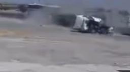 Şanlıurfa’da TIR’ın kamyona çarptığı ölümlü kaza kamerada