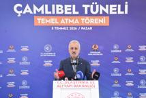 Bakan Uraloğlu: Çamlıbel Tüneli ticaret hacmini artıracak, turizm hareketliliğini canlandıracak