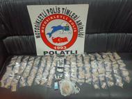 Polatlı'da 446 gram eroin ele geçirildi