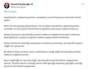 Kılıçdaroğlu: Demokratik protesto hakkının engellenmesi kabul edilemez