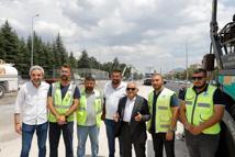 Başkan Büyükkılıç DSİ-Yeni Sanayi Katlı Kavşağı’nı inceledi