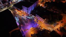 Samsun'da boya deposunda yangın (2)