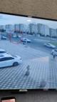 Diyarbakır’da iki otomobilin çarpıştığı kaza kamerada; 2 yaralı