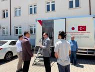 Mobil kanser tarama ekibi Çamardı'da