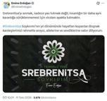 Emine Erdoğan, Srebrenitsa Soykırımı'nda hayatını kaybedenleri andı