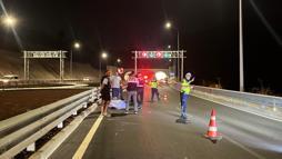 Bariyere çarpan motosikletin sürücüsü hayatını kaybetti