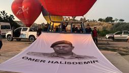 Sıcak hava balonları, 15 Temmuz için Türk bayrakları ile havalandı