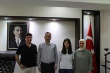 LGS şampiyonu Şevval'e ödül