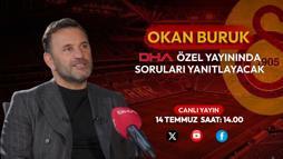 Galatasaray Teknik Direktörü Okan Buruk, yeni sezon öncesi DHA'nın konuğu olacak