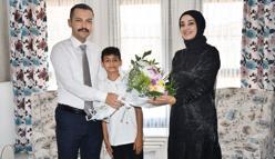 Kaymakam Oğuztürk'ten şehit ailesine ziyaret