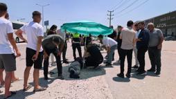 Ters yönde giden motosiklet ile cip çarpıştı: 1 yaralı