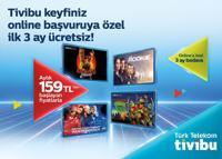 Tivibu’dan yeni müşterilere özel ilk 3 ay ücretsiz eğlence paketi