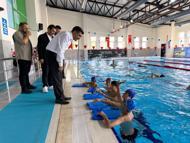 Kaymakam Güngör, yaz kursları ve spor faaliyetlerini inceledi