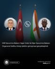 Bakan Güler, Nijerli mevkidaşı Mody ile görüştü
