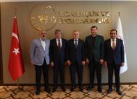 Kayserispor'dan Bakan Bak'a ziyaret