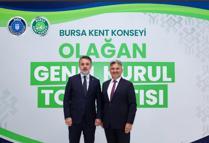Bursa Kent Konseyi Başkanlığına Orhan Samast seçildi