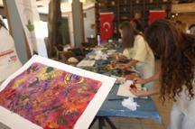 Osmangazi’de gençler gıdanın izlerini sanata taşıdı