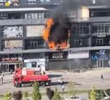 Ankara'da hırdavat dükkanı, yangında kullanılamaz hale geldi