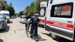 Hamur kesme makinesine kaptırdığı eli bilek hizasından koptu