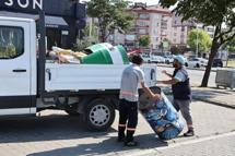 Nilüfer’de kaldırımlar işgalden temizlendi