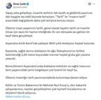 AK Parti'li Çelik'ten Aspendos'ta bulunan 'Asklepios' heykeline ilişkin paylaşım