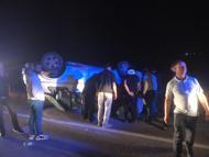 Sivas'ta minibüs devrildi: 7 yaralı