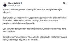Bakan Kurum'dan Bozkurt'taki sel felaketinin 5'inci yıl dönümüne ilişkin paylaşım