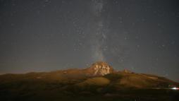Erciyes'te 2 bin 650 metre yükseklikte meteor yağmuru