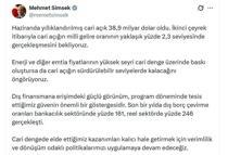 Bakan Şimşek: Verimlilik ve dönüşüm odaklı politikalarımızı uygulamaya devam edeceğiz
