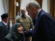 Cumhurbaşkanı Erdoğan, şehit ailelerini kabul etti (2)