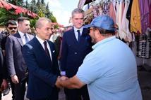 Vali Hüseyin Kök, Hacıbektaş'ta incelemelerde bulundu