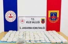 Kilis’te 90 kilogram sentetik uyuşturucu ele geçirildi