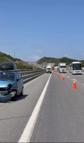 Beykoz Kuzey Marmara Otoyolu’nda otomobil, yolcu otobüsüne çarptı
