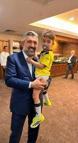 Çorum FK Başkanı Balçık, minik taraftar Göktuğ ile Fenerbahçe-Lyon maçında buluştu
