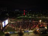 Büyükşehir’in açık hava sinema geceleri başladı