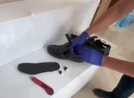 Ayakkabısının tabanına gizlediği metamfetaminle yakalandı