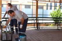 Marmaris'te okul bahçeleri yeni döneme hazırlanıyor