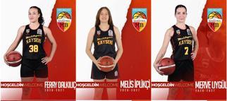 Melikgazi Kayseri Basketbol’da 3 oyuncuyla sözleşme yenilendi