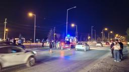Yolun karşısına geçerken otomobilin çarptığı yaya öldü
