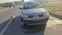 Otomobille çarpışan elektrikli bisiklet sürücüsü öldü