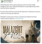 Emine Erdoğan'dan 'Malazgirt Zaferi' paylaşımı