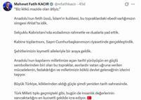 Bakan Kacır: Büyük Türkiye köklerinden aldığı güçle yeniden tarih sahnesinde