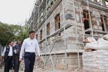 Tarihi Tokat Belediye binasında restorasyon ve güçlendirme çalışması