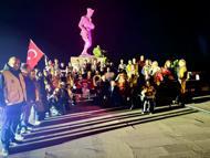 Dağcı sporculardan Kocatepe’ye Zafer yürüyüşü
