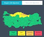 İçişleri Bakanlığı'ndan 28-29 Ağustos tarihleri için sağanak uyarısı