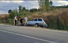 Kütahya’da otomobil şarampole savruldu; 4 yaralı