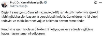 Çanakkale’de rahatsızlanan Cem Yılmaz anjiyoya alındı (2)