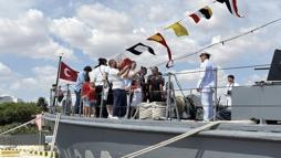 'TCG Enez' gemisi, Tekirdağ'da ziyarete açıldı