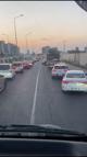 Sürücüler itfaiyeye ‘fermuar yöntemiyle’ yol verdi
